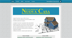 Desktop Screenshot of immobiliarenuovacasa.com